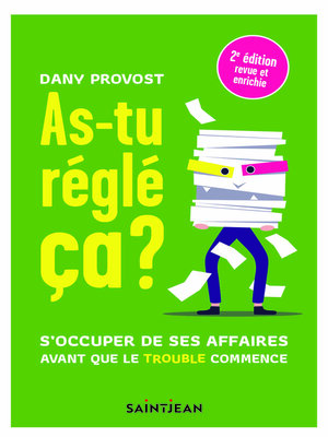 cover image of As-tu réglé ça ? 2e édition